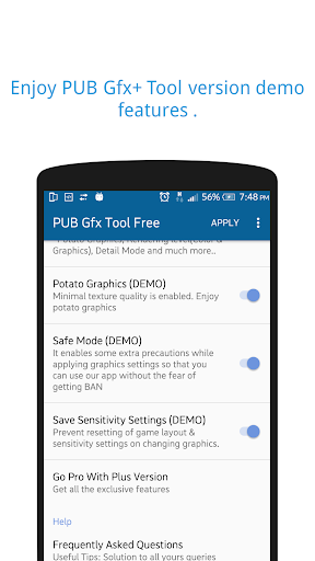 PGT Free GFX amp Optimizer mod screenshots 5