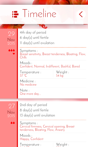 Period Tracker amp Diary mod screenshots 5