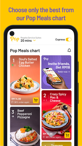 Pop Meals previously dahmakan – food delivery mod screenshots 4
