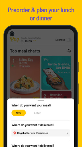 Pop Meals previously dahmakan – food delivery mod screenshots 5