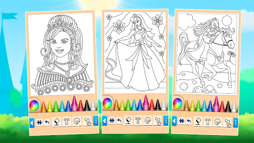 Princess Coloring Game mod screenshots 5