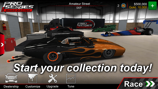 pro series drag racing unlimited money and gold apk