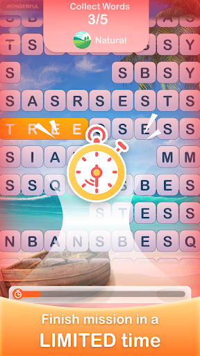 Scrolling Words-Moving Word Game amp Find Words mod screenshots 2