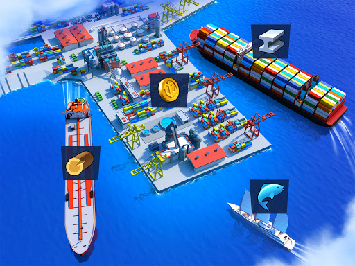 Sea Port Ship Transport Tycoon amp Business Game mod screenshots 3