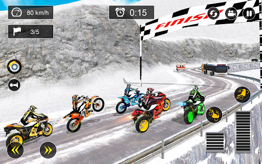 Snow Mountain Bike Racing 2019 – Motocross Race mod screenshots 1