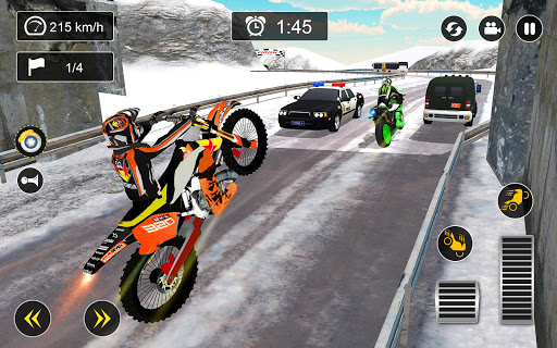 Snow Mountain Bike Racing 2019 – Motocross Race mod screenshots 4