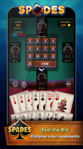 Spades – Offline Free Card Games mod screenshots 3