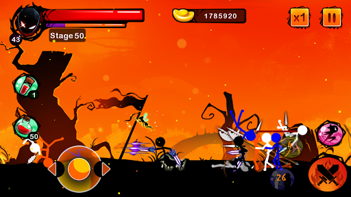 Stickman Ghost Ninja Warrior Action Game Offline mod screenshots 5