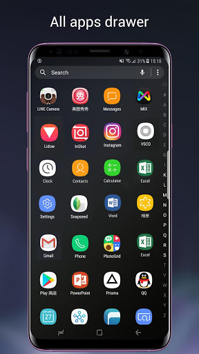 Super S9 Launcher for Galaxy S9S8S10 launcher mod screenshots 2