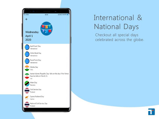 Today – International Days Calendar mod screenshots 1