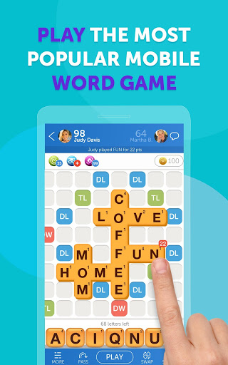 Words with Friends Play Fun Word Puzzle Games mod screenshots 1