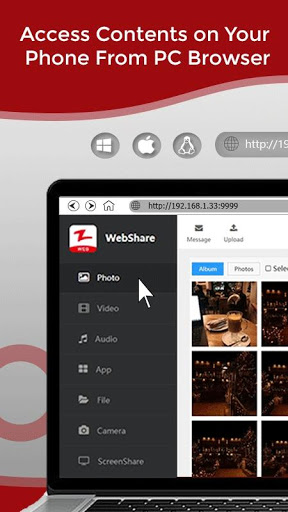 Zapya WebShare – File Sharing in Web Browser mod screenshots 1