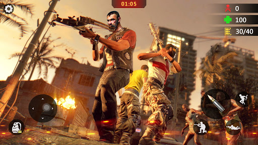 Zombie Overkill Offline Gun Shooting Games 3D mod screenshots 1