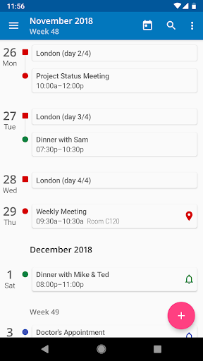 aCalendar – a calendar app for Android mod screenshots 1