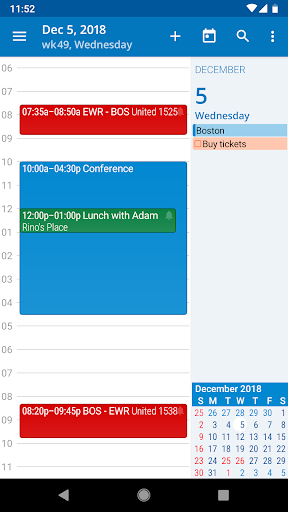 aCalendar – a calendar app for Android mod screenshots 2