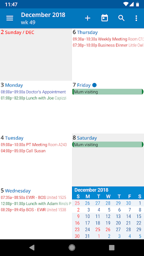 aCalendar – a calendar app for Android mod screenshots 4