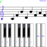 (light) learn sight read music notes piano tutor MOD