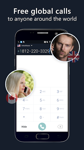 2nd phone number – free private call and texting mod screenshots 1