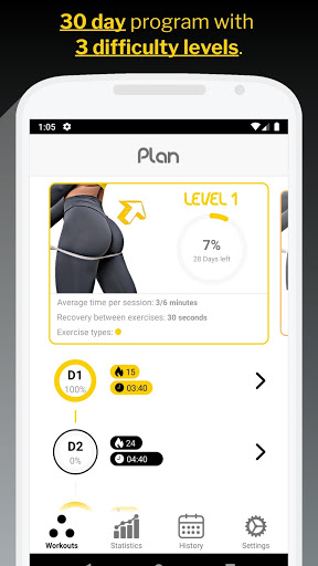 30 Day Butt amp Leg Challenge women workout home mod screenshots 1