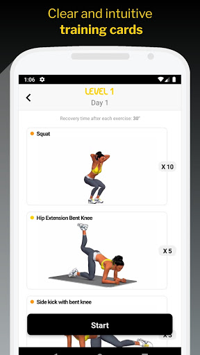 30 Day Butt amp Leg Challenge women workout home mod screenshots 3