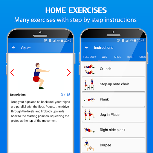30 Day Home Workout – Fit challenge home workouts mod screenshots 2