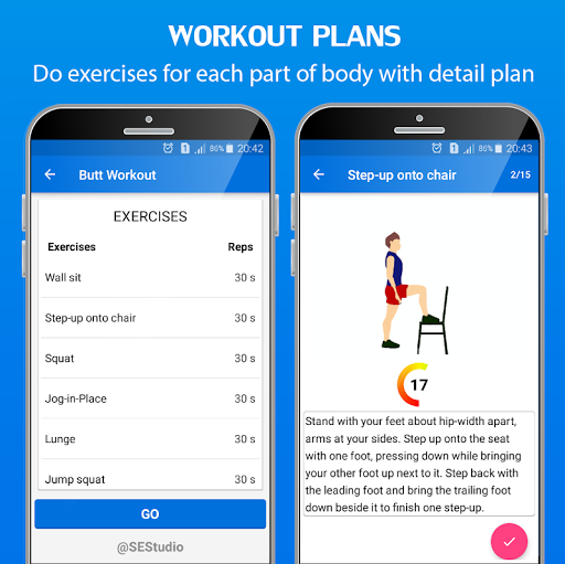 30 Day Home Workout – Fit challenge home workouts mod screenshots 4