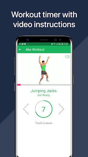7 Minute Abs Workout – Home Workout for Men mod screenshots 3