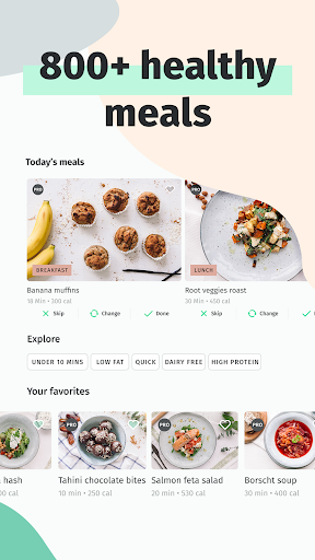 8fit Workouts amp Meal Planner mod screenshots 2