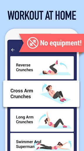 Abs Workout – Burn Belly Fat with No Equipment mod screenshots 2