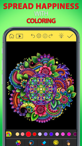 Adult Coloring Book Free 2020 by ColorWolf mod screenshots 3