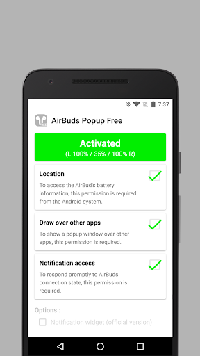 AirBuds Popup Free – airpod battery app mod screenshots 3