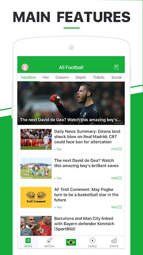 All Football Pro – Latest News amp Videos mod screenshots 1