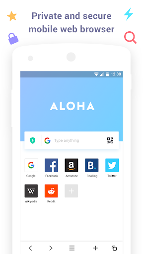 Aloha Browser Lite – Private browser and free VPN mod screenshots 1
