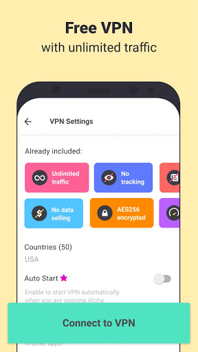 Aloha Browser Turbo – private browser free VPN mod screenshots 4