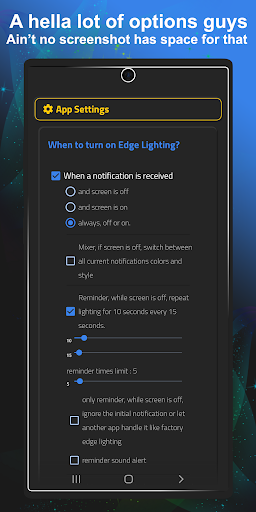 Always On Edge – LED light amp AOD amp Wallpapers mod screenshots 3