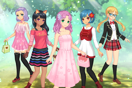 Anime Dress Up – Games For Girls mod screenshots 1