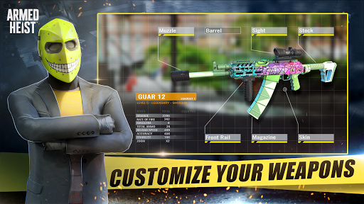 Armed Heist TPS 3D Sniper shooting gun games mod screenshots 3