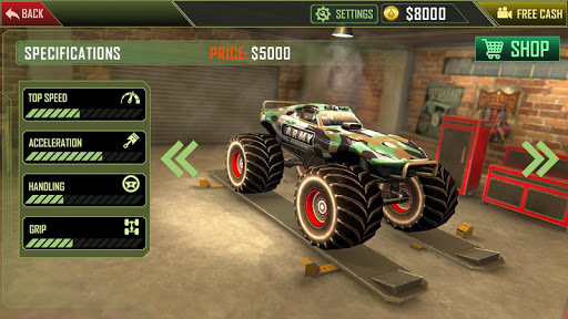 Army Monster Truck Demolition mod screenshots 5