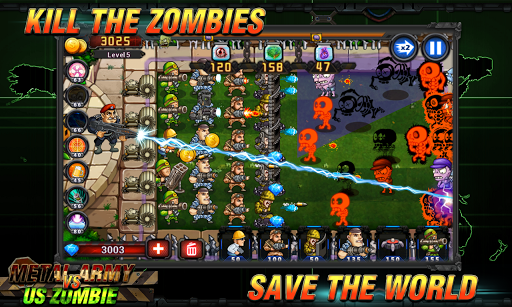Army vs Zombies Tower Defense Game mod screenshots 3