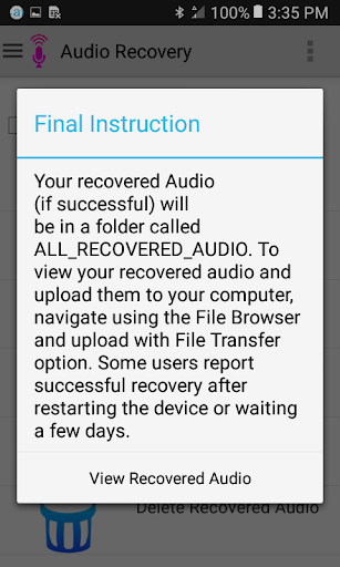 Audio Recovery mod screenshots 4
