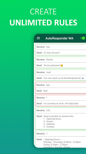 AutoResponder for WhatsApp – Auto Reply Bot mod screenshots 3