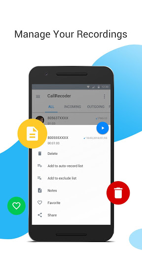 Automatic Call Recorder Voice Recorder Caller ID mod screenshots 3