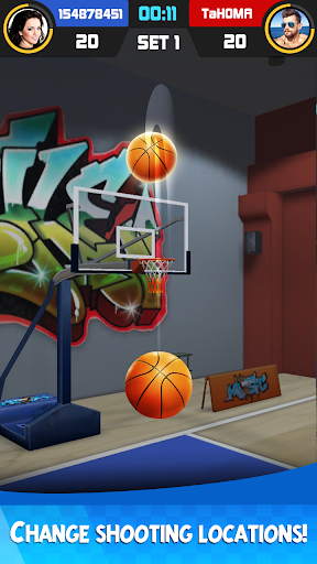 Basketball Tournament – Free Throw Game mod screenshots 4