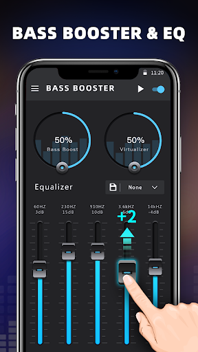 Bass Booster amp Equalizer mod screenshots 1