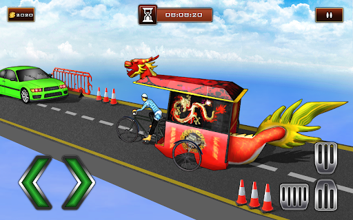 Bicycle Rickshaw Simulator 2019 Taxi Game mod screenshots 4