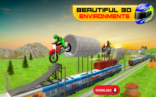 Bike Stunt Racing 3D – Free Games 2020 mod screenshots 2
