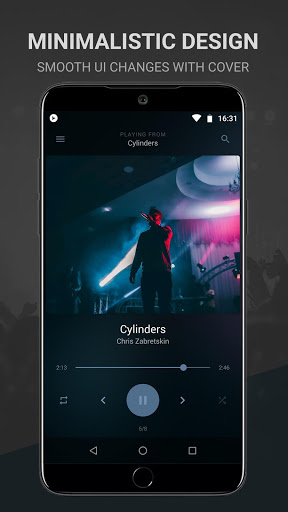 BlackPlayer Free Music Player mod screenshots 1