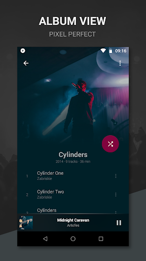 BlackPlayer Free Music Player mod screenshots 4