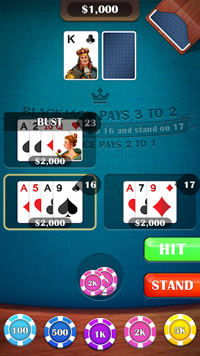 Blackjack 21 – casino card game mod screenshots 5