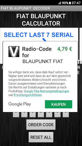 BlaupunktBosch Fiat Radio Code Decoder mod screenshots 4